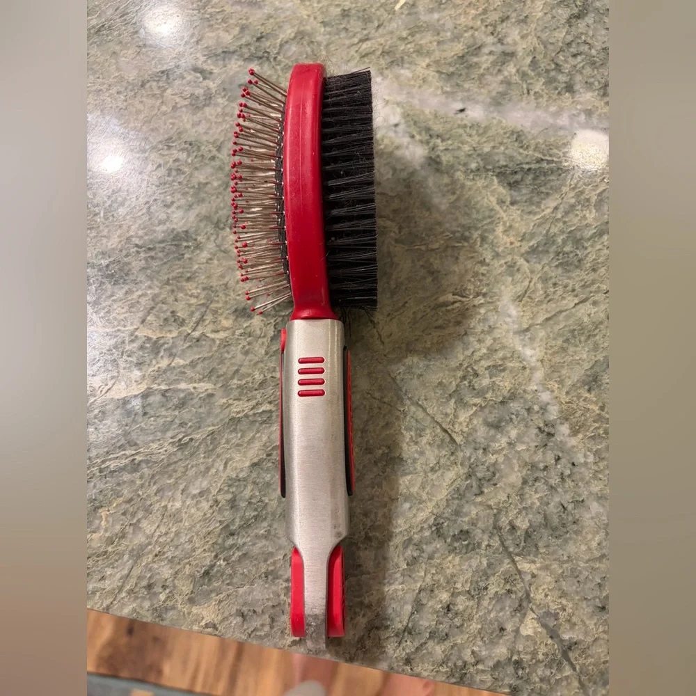 Chi double sided ball tip pin & bristle dog brush